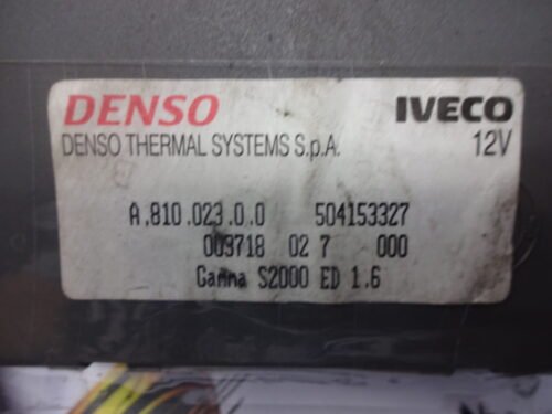 Control electrónico del aire acondicionado Iveco Daily 504153327 A81002300