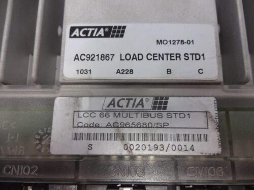 Unidad de control  RENAULT ACTIA AC965680/SP 0020193/0014 AC921867