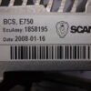 Unidad de control Scania 1858195 BSC E750 1784018 1784019 0751-0015