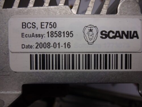 Unidad de control Scania 1858195 BSC E750 1784018 1784019 0751-0015