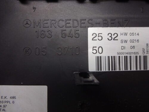 Controlador Confort  Mercedes-Benz W163 ML 1635452532 05371050