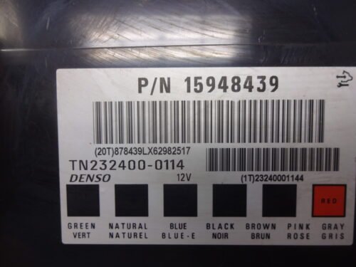 Unidad de control Chevrolet 15948439 TN232400-0114