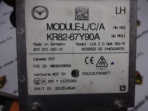 Controlador Radar Mazda CX5 CX3 6 KR82-67Y90A KR8267Y90A MODULE-L/C/A