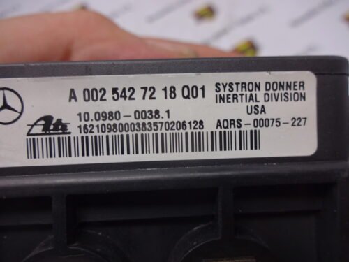 Sensor de guiñada  Mercedes A1635426340 A0025427218 Q01 10098000381