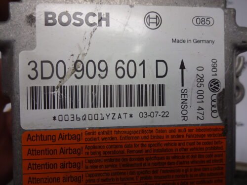 Unidad de control  VOLKSWAGEN Touareg 0285001472 3D0909601D