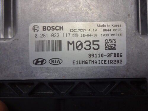 Centralita del motor  Hyundai Kia 0281033117 391102FBB6 39110-2FBB6