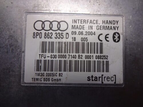 Centralita Bluetooth Teléfono Seat Skoda Audi VW 8P0862335D 8PO862335D