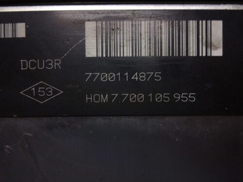Centralita del motor RENAULT HOM7700105955 7700114875 R04010031F