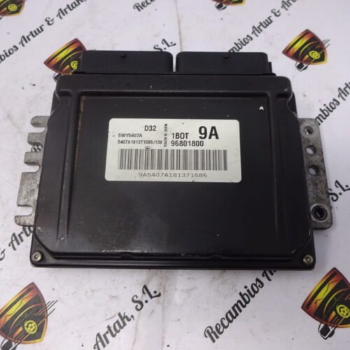 Centralita del motor Chevrolet Matiz 96801800 5WY6407A