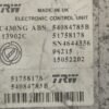 ABS Lancia Ypsilon 15113902C 51758178 54084785B