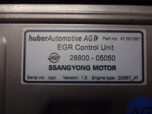Unidad de control EGR  Ssangyong REXTON 2880005050 28800-05050