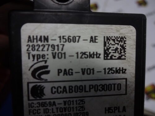 Unidad de control  VOLVO AH4N15607AE AH4N-15607-AE