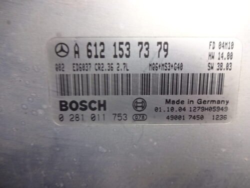 Centralita del motor  Mercedes-Benz Sprinter 0281011753 A6121537379