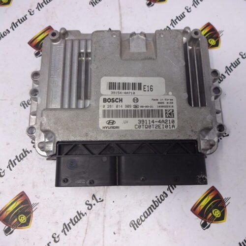 Centralita del motor Hyundai 0281014909 39114-4A210 391144A210 39154-4A710