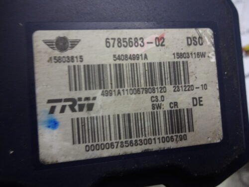 ABS BMW Mini 678568302 6785683-02 15803815 54084991A 15803116W