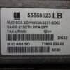 Centralita del motor Opel Corsa D 55568623LB 55568623 MJD603.SD 7160023302