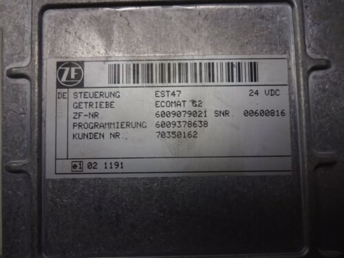 Transmisión controlador VOLVO 0260001032 ZF 6009379001 70350162 6009378638