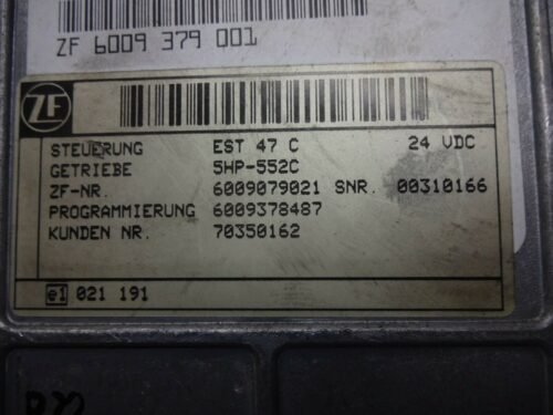 Transmisión controlador VOLVO 0260001032 ZF 6009379001 6009378487 70350162