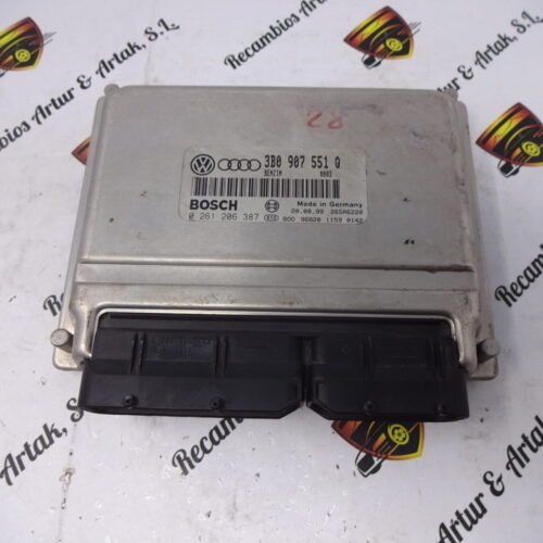 Centralita del motor AUDI  VW 0261206387 3B0907551Q