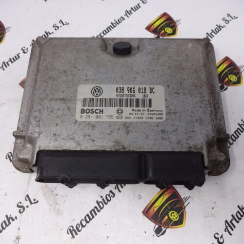 Centralita del motor  Skoda Octavia 038906018BC 0281001755