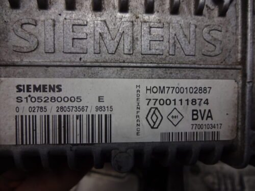 Centralita del motor  Renault Clio S105280005E 7700111874 HOM7700102887