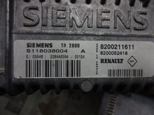 Centralita del motor Renault S118038004A 8200211611 8200052418