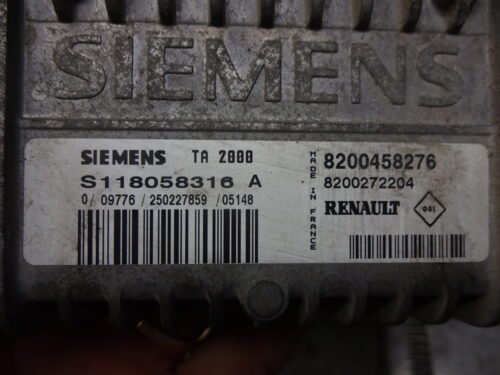 Centralita del motor Renault S118058316A 8200458276 8200272204