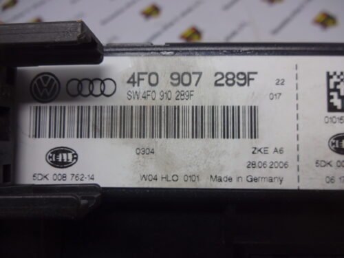 4F 4F0907289F 4F0910289F 5DK00876214 Módulo De Control Comodidad AUDI A6 C6 4F 4F0907289F 4F0910289F 5DK00876214