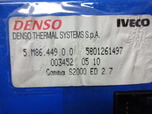 Control electrónico del aire acondicionado Iveco Daily 5801261497 5.M86.449.0.0