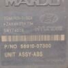 ABS Kia Picanto Hyundai 58910-07300 5891007300 BH60103500