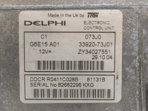 Centralita del motor SUZUKI LIANA R0411C028B 33920-73J01 3392073J01 ZY34027551