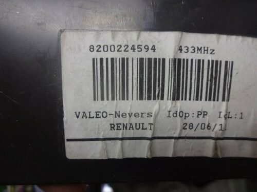 Lector de tarjeta de clave Renault Laguna Espace 8200224594 433MHz IdOp JJ IdL 1