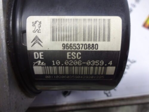 ABS  Peugeot Citroen 9665370880 10020603594 10096039033K 000406087C2