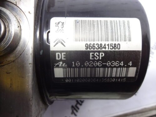 9663841580 10020603644 10096011813 ABS Peugeot 207 307 Citroen c2 c3 9663841580 10020603644 10096011813
