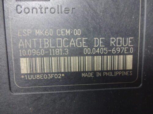 9663841580 10020603644 10096011813 ABS Peugeot 207 307 Citroen c2 c3 9663841580 10020603644 10096011813