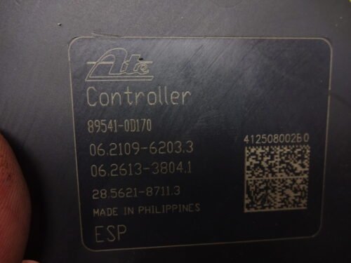 ABS TOYOTA 445400D100 44540-0D100 06210220234 895410D170 89541-0D170 06210962033