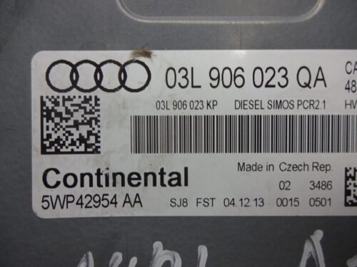 Centralita del motor  Audi A1 03L906023QA 5WP42954AA
