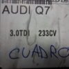 3.0 TDI 233CV 5550007301 Cuadro de instrumentos AUDI Q7 3.0 TDI 233CV 5550007301