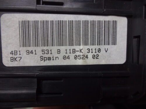 4B1941531B 4B1941531B 11B-K BK7 Conmutador de luces Audi A6 4B1941531B 4B1941531B 11B-K BK7