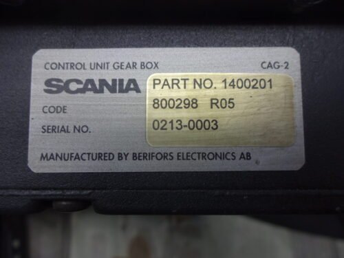 Retardador de la unidad de control Scania 1400201 800298 R05 0213-0003