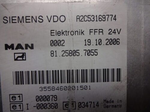 Unidad de control MAN 81258057055 81.25805.7055 A2C53169774