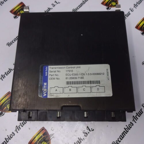 Transmisión controlador MAN ECU-E300 81258097180 81.25809-7180