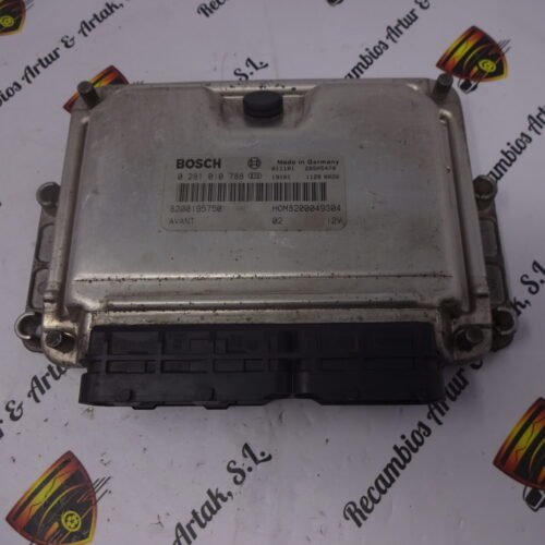 Centralita del motor RENAULT CLIO 0281010788 8200195750 HOM8200049304