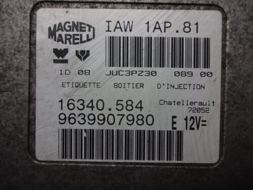 Centralita del motor  Peugeot IAW1AP81 9639907980E 9639907980