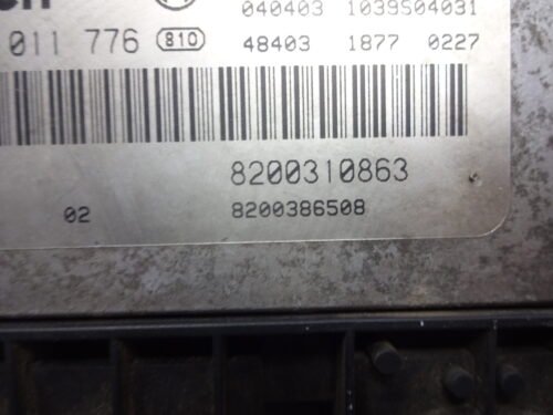 Centralita del motor Renault Scenic Megane 0281011776 8200310863 8200386508