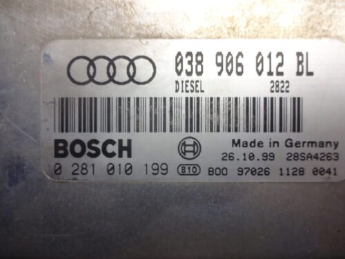 038906012BL 0281010199 Centralita del motor AUDI A4 1.9 TDI 038906012BL 0281010199