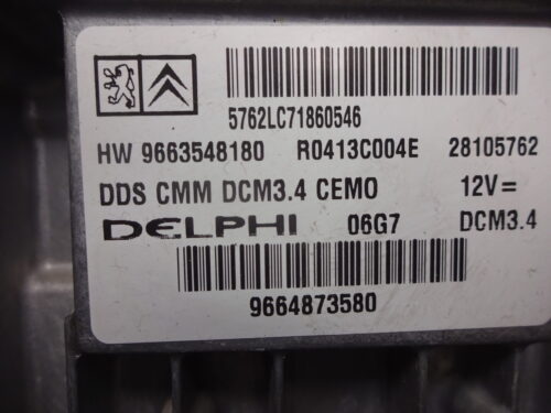 9664873580 9663548180 R0413C004E Centralita del motor Citroen Peugeot 9664873580 9663548180 R0413C004E