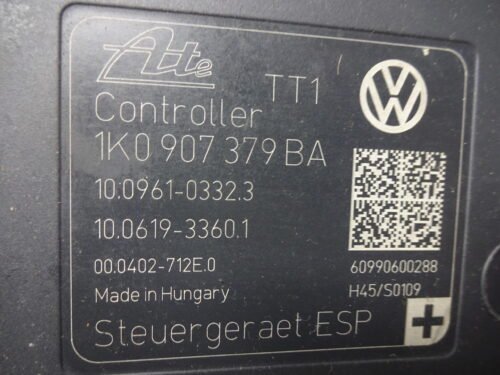 1K0614517CM 10021203384 1K0907379BA 10096103323 10061933601 ABS Audi Golf SEAT 1K0614517CM 10021203384 1K0907379BA 10096103323 10061933601