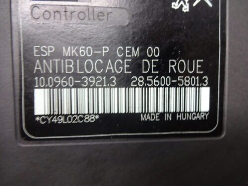 ABS Peugeot 9665345880 10020603864 10096039213 28560058013
