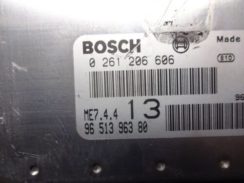 Centralita del motor Citroen 9651396380 ME7.4.4 13 BOSCH 0261206606 0 261 206 60